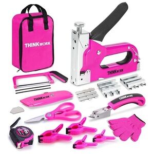 NWT Thinkwork 27pc 3 in 1 Staple Gun Set with Tools